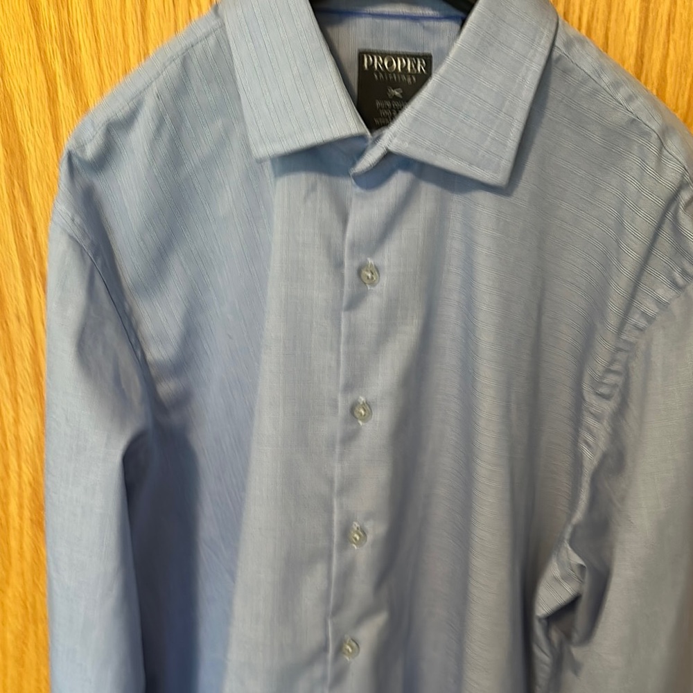 Propper Blue Dress Shirt Long-Sleeve Cotton